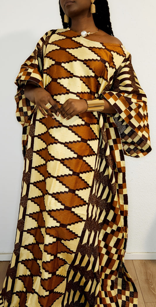 Kente boubou dress